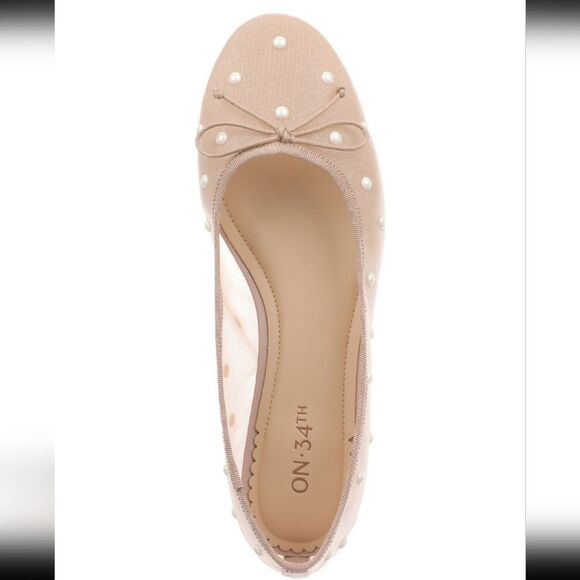 BRAND NEW ON.34TH ELEGANT BALLET FLATS with POLKA FOTS - Picture 12 of 16